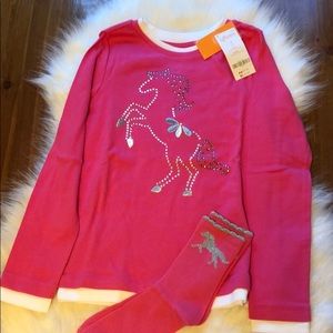 NWT Gymboree Horse Tee and Socks